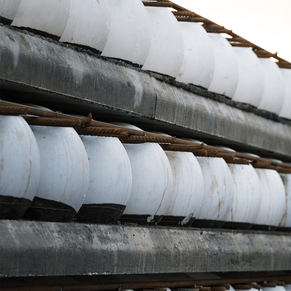 Forsteyptar einingar steypustöðin